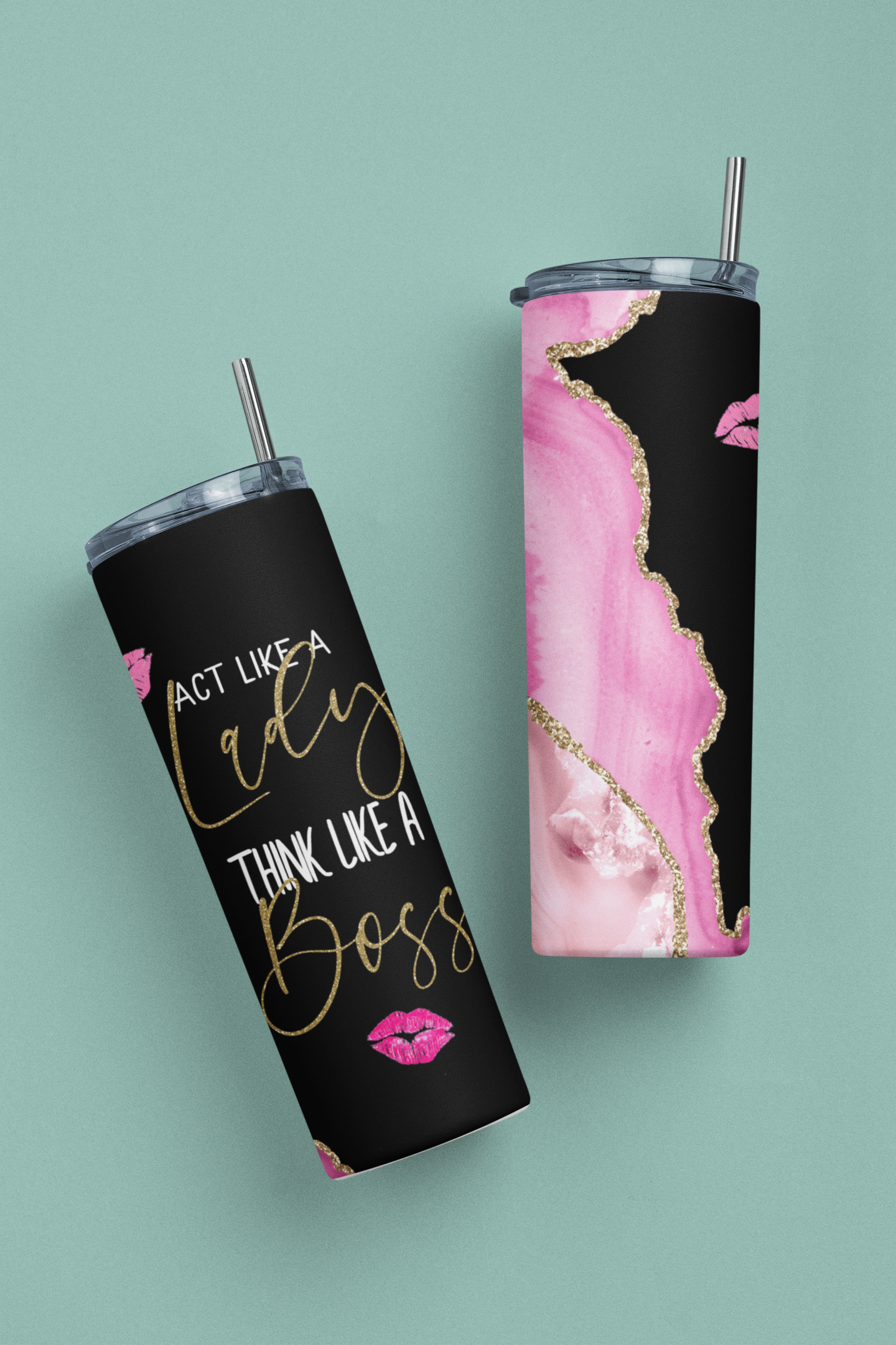 "Think Like a Boss" Tumbler