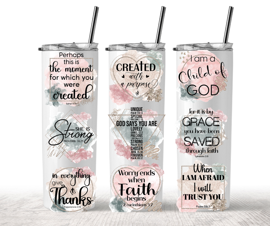 "I Am a Child of God" Tumbler