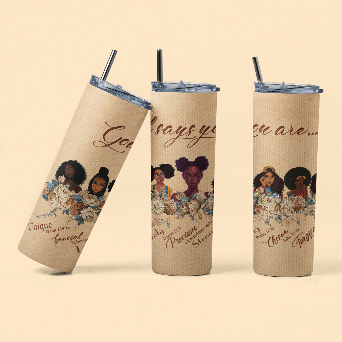 "God Says I Am" Tumbler