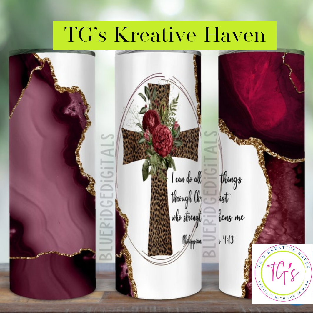 Phillipians 4:13 Tumbler