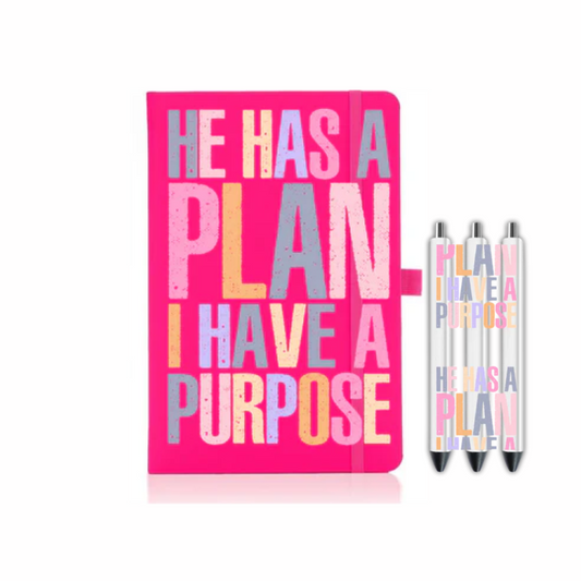He Has a Plan (Notebook and Pen Set)