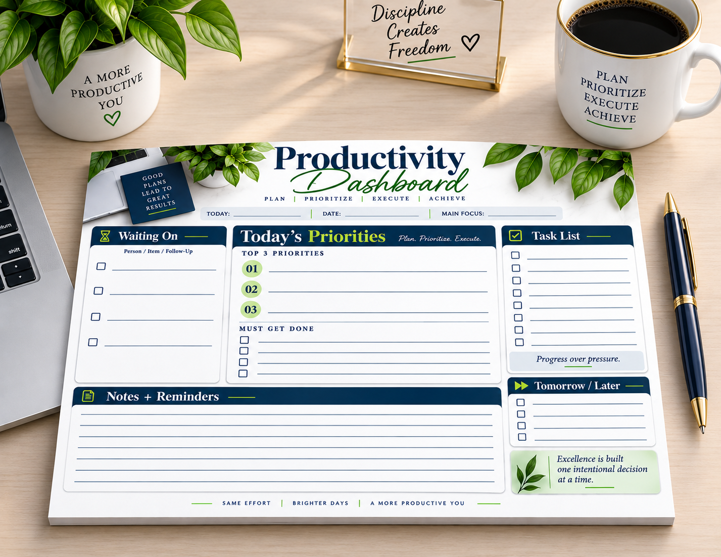 Office Productivity Notepad