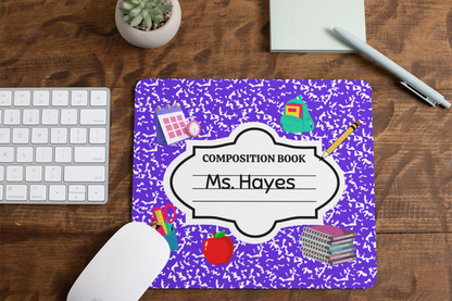 Composition Notebook Mousepad & Coaster