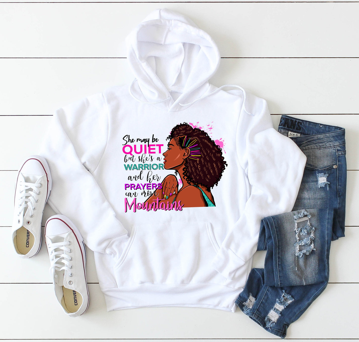 "Quiet Warrior" Women" Hoodie