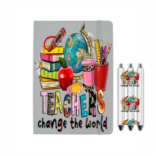Teachers Change the World (Notebook and Pen)